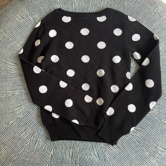 Melrose and Market black and white polka dot sweater - Picture 3 of 4